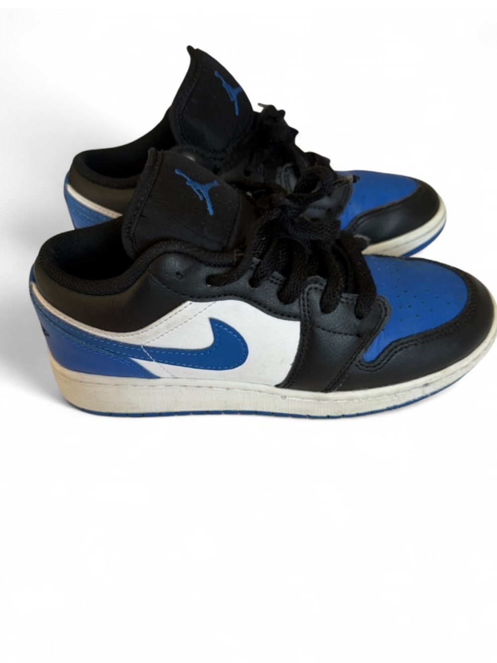 Nike  Air Jordan Royal Blue Black White Low-Top Sneakers